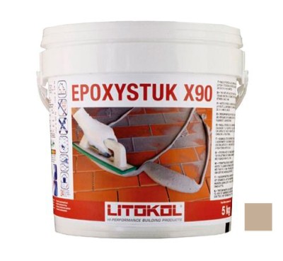 Затирочная смесь Litokol Epoxystuk X90 (ЛИТОКОЛ Эпоксистук Х90) C.60 (багама беж), 5 кг