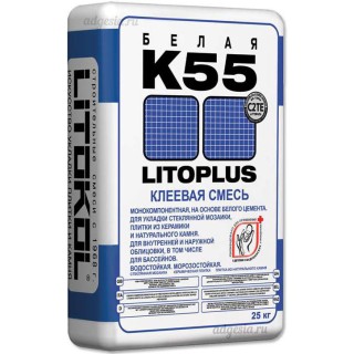 Клей для мозаики LITOPLUS K55 25 кг.