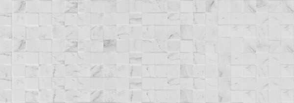 Керамическая плитка Porcelanosa Marmol Carrara Mosaico Blanco 31,6x90