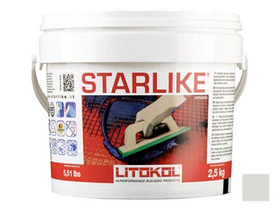 Litochrom Starlike затирочная смесь (Литокол Литохром Старлайк) C.310 (Titanio / Титан), 2,5 кг