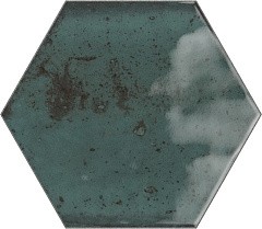 Керамическая плитка Ribesalbes Hope Blue Hex Glossy 15x17,3