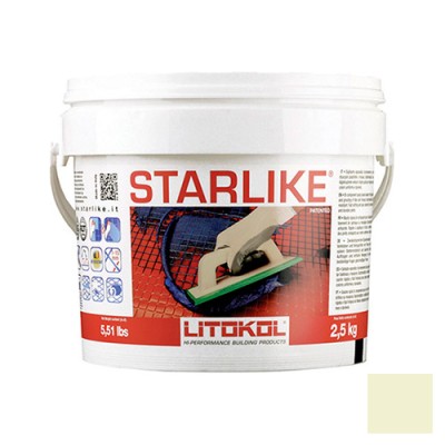 Litochrom Starlike затирочная смесь (Литокол Литохром Старлайк) C.520 (Avorio / Слоновая кость), 2,5 кг