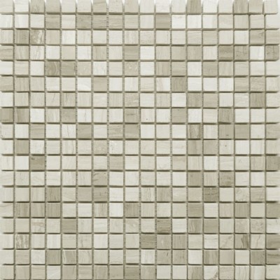 Мозаика Pietrine Travertino Silver POL (15x15x4) 305x305
