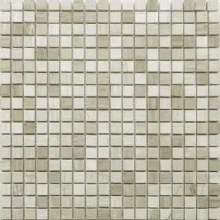 Мозаика Pietrine Travertino Silver MAT (15x15x4) 305x305