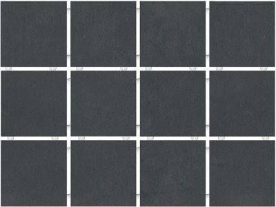 1291H | Амальфи черный, полотно 30х40 из 12 частей 9,9х9,9