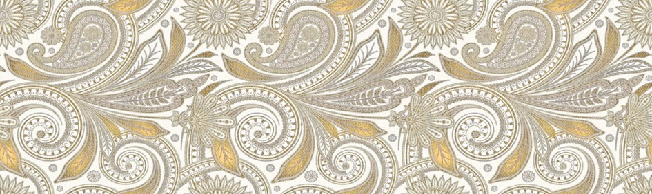Astoria Paisley Ochre 29.8×100