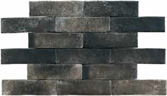 Керамогранит Brickwall Grafito 7x28