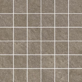 Мозаика Vitra Napoli Коричневый R10 7РЕК (5*5) 30х30