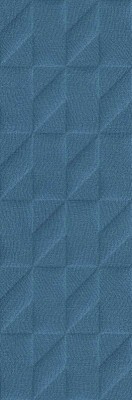 Плитка Outfit Blue Struttura Tetris 3D 25x76 (M12A)