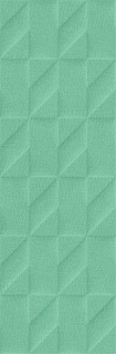 Плитка Outfit Turquoise Struttura Tetris 3D 25x76 (M129)