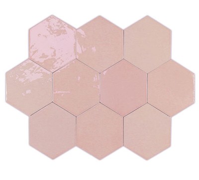 Zellige Hexa Pink (122082) 10,8х12,4