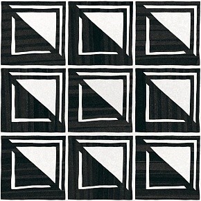 Caprice Patchwork B&W 20x20