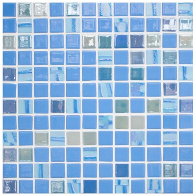 Мозаика Astra Blue Голубой (на сетке)