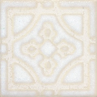 STG\B406\1266 | Вставка Амальфи орнамент белый