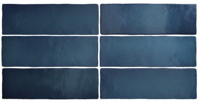 Настенная плитка Equipe Magma Sea Blue 6,5x20
