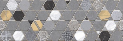 Плитка Colortile Cemento Ash Crystal Dec 30x90