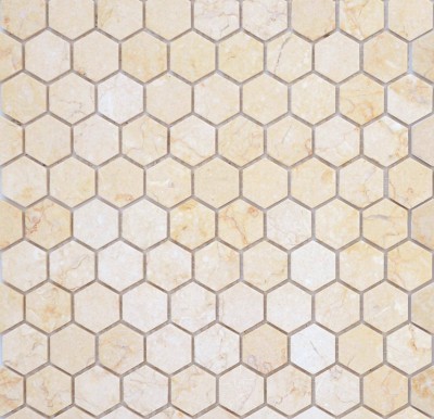Мозаика Pietrine Hexagonal Botticino MAT hex (18x30x6) 285x305