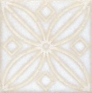 STG\B402\1266 | Вставка Амальфи орнамент белый