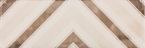 Настенная плитка Patinee Creme Decor 10x30