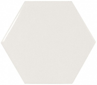 Scale Hexagon White 10.7x12.4