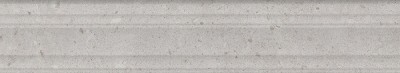 BLF010R Бордюр Риккарди серый светлый матовый структура обрезной 40x7,3x2,7