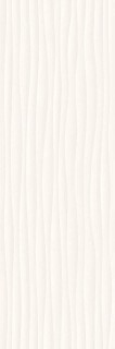Плитка Eclettica White Struttura Wave 3D 40x120 (M1J4)