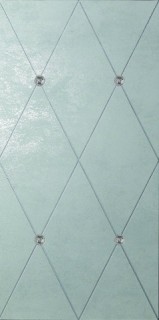Rhombus Fregio Platino Perla 50x100