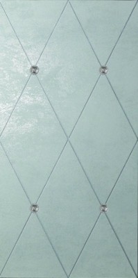 Rhombus Fregio Platino Perla 50x100