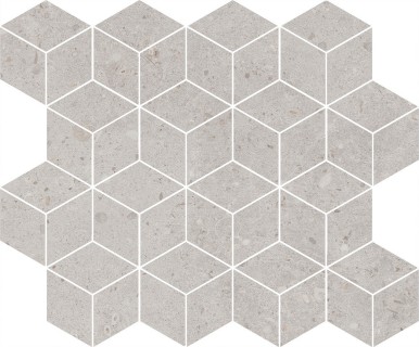 T017/14053 Декор Риккарди мозаичный серый светлый матовый 45x37,5x1