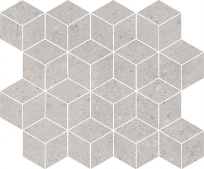 T017/14053 Декор Риккарди мозаичный серый светлый матовый 45x37,5x1