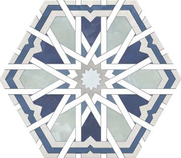 Керамогранит Monopole Radiant Blue 20x24
