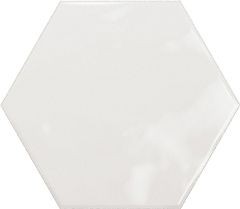 Плитка Ribesalbes Geometry Hex White Glossy 15x17,3