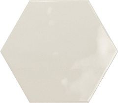 Плитка Ribesalbes Geometry Hex Creme Glossy 15x17,3