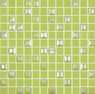 Мозаика Edna Mix №601 Зеленый (на сетке)
