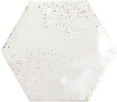 Керамическая плитка Ribesalbes Hope White Hex Glossy 15x17,3