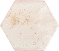 Керамическая плитка Ribesalbes Hope Rose Hex Glossy 15x17,3