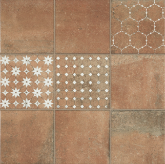 Керамогранит La Platera Kube Quinta Cotto-Carrara 45x45