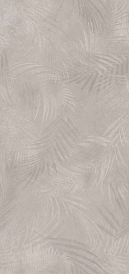Керамогранит Meissen Floresta 17549 листья светло-серый ректификат 60x120