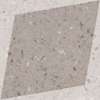 Wow Natural Drops Rhombus Decor Taupe 18,5x18,5