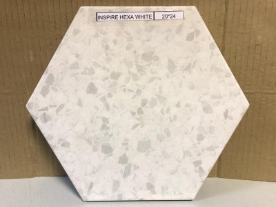 Керамогранит Click Ceramica Inspire Hexa White 20x24