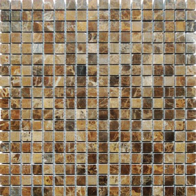 Мозаика Pietrine Emperador Dark POL (15x15x7) 305x305