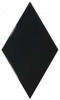 Rhombus Wall Black 15,2x26,3