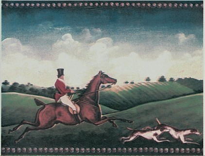 B Fox A Fox Hunting A (One Rider) 15x20