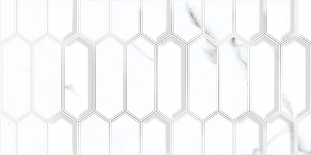 Настенная плитка Azori Calacatta Opaco Diamond 31,5x63