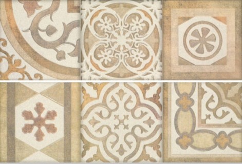 Porcelanite Dos 9512 Composition Retro II Arena 60x90
