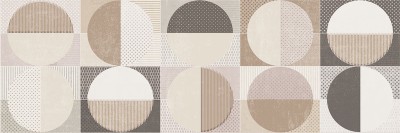 Плитка Cromatica Decor Circles Warm 25x75