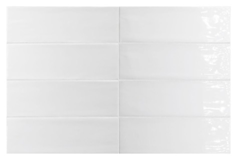 Плитка Equipe Fango Blanc Gloss 5x15