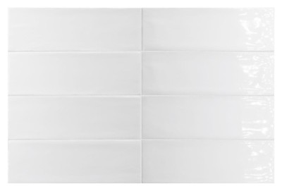 Плитка Equipe Fango Blanc Gloss 5x15