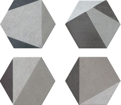 Плитка Realonda Hextangram Fabric Grey (10 видов рисунка) 28.5x33