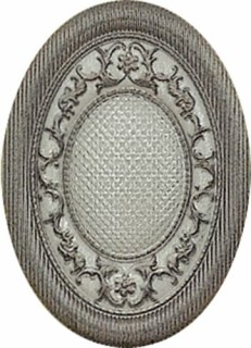 Medallon Yute Bronce-Beige 14x10
